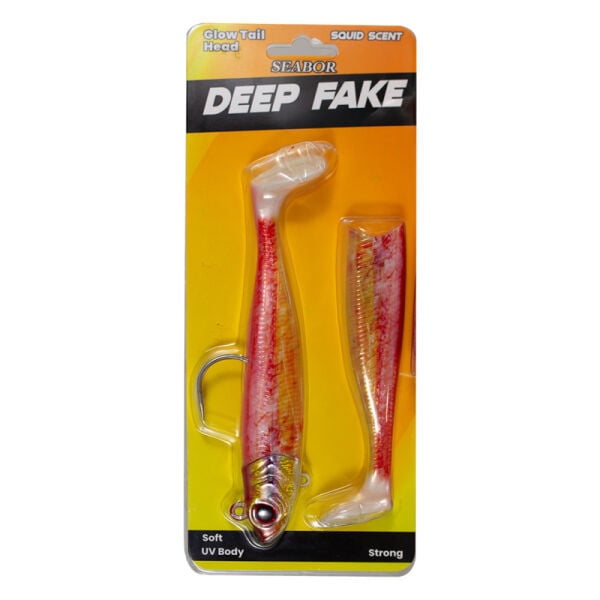 Seabor Deep Fake 200GR 2+1 Silikon Yem ORANGE UV