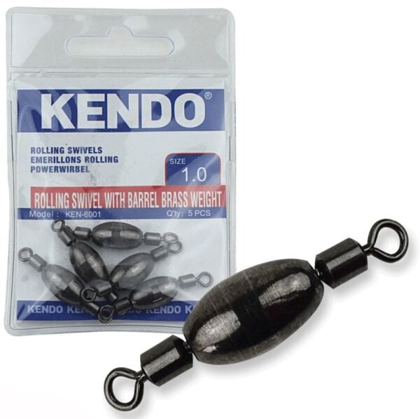 Kendo Rollıng Swivel With Barell Brass Weight 5 Adet (Ağırlıklı Fırdöndü) - 6001 3,0