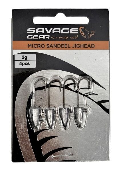 Savage Gear LRF Micro Sandeel Jighead 4 Adet #8 1,5gr