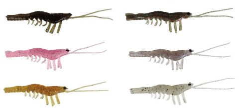 Savage gear LB Manic Shrimp 6.6 cm 6 Adet Sahte Balık Magic Brown