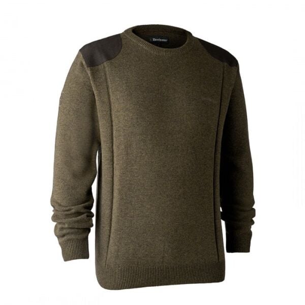 DEERHUNTER Sheffield Knit Yeşil Kazak M