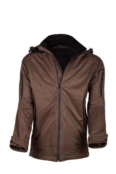 T. VAV Shell HT-01 Softshell Mont Kahverengi - XXL