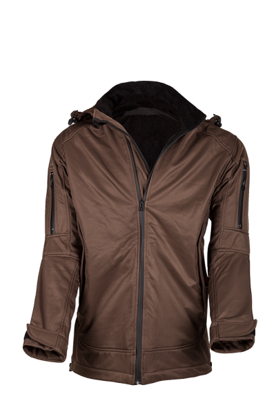 T. VAV Shell HT-01 Softshell Mont Kahverengi - XXL
