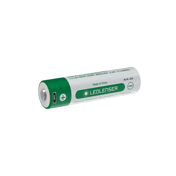 Ledlenser 14500 Li-ion Şarj Edilebilir Pil 880 mAh