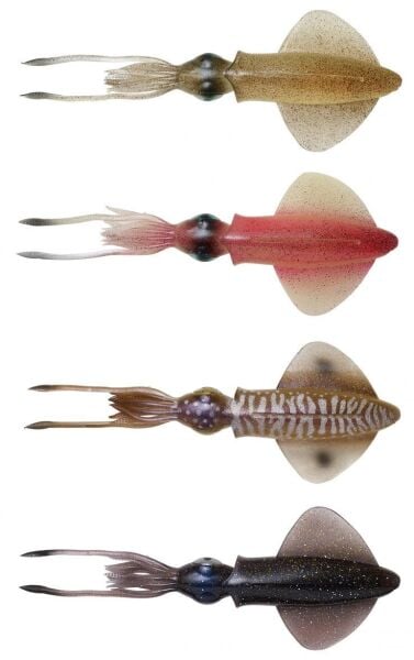 Savage gear Swim Squid 9.5cm 5g 4 Adet Sahte Balık Pink Glow