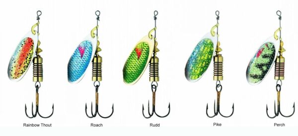 Dam Spinner Fz Standard 3D 6 gr #3 Kaşık Rainbow Thout