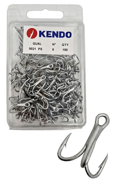 Kendo 9021 PS Faultless Treble 100 Adet 3 lü Çarpma İğnesi 4