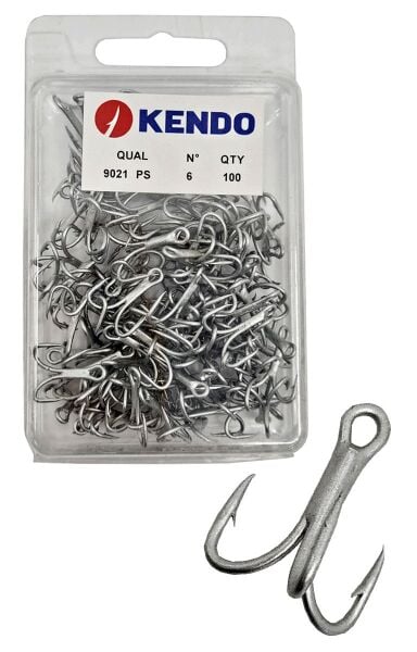 Kendo 9021 PS Faultless Treble 100 Adet 3 lü Çarpma İğnesi 4