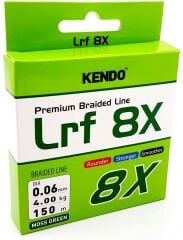 Kendo Lrf 8X Fighting 150 mt Örgü ip (Moss Green) 0,10 mm