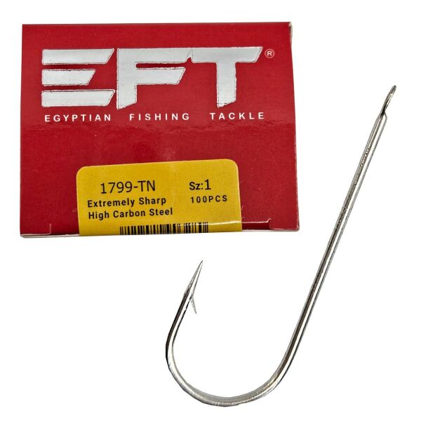 EFT Hook 1799 Beyaz Düz İğne 100 Adet 12