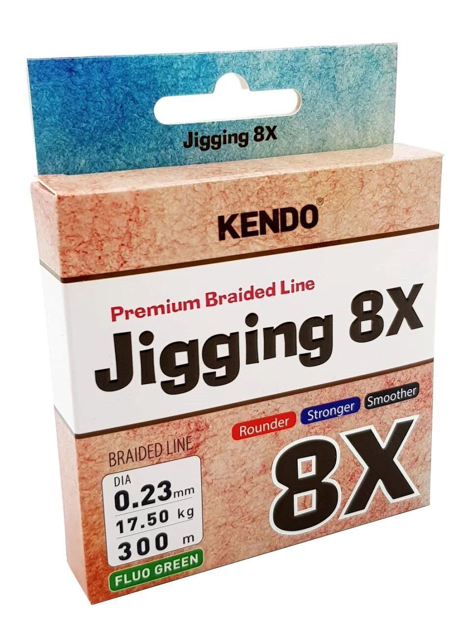 Kendo Jigging 8X Flash 300 mt Örgü İp (FLUO GREEN) 0,14mm