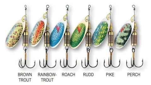 Dam Nature 3D Spinner #1 3gr Kaşık Brown Trout