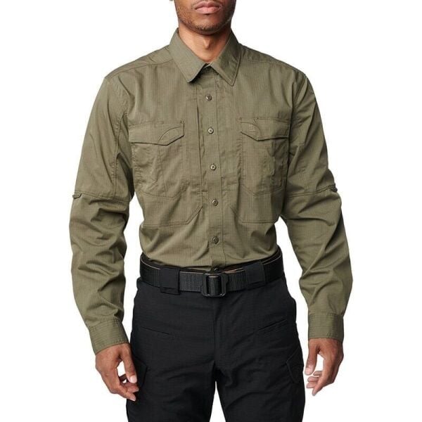 5.11 STRYKE SHIRT KOYU YESIL GOMLE S