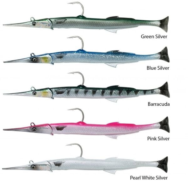 Savage gear Needlefish Pulsetail 2+1 30 cm 105g Sahte Balık Pink Silver