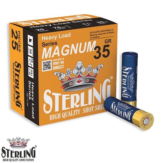 STERLING 20 Cal. Magnum 35G. Av Fişeği 7