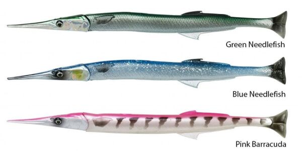 Savage gear Lıne Thru Needlefish Pulsetail 2+1  30cm 85gr Sahte Balık Pink Barracuda