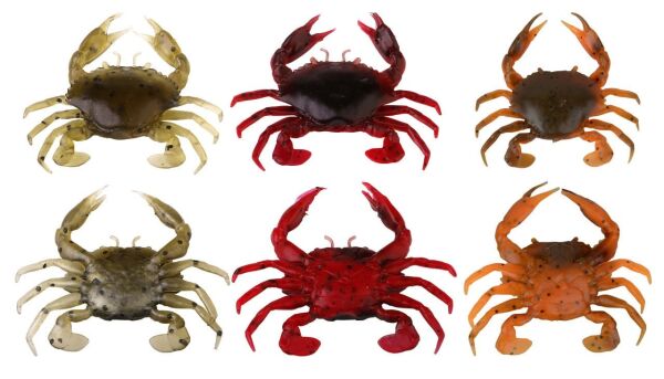 Savage gear LB 3D Manic Crab 5 cm 4 Adet Sahte Balık Orange Belly Crab