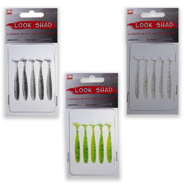 Remixon Look Shad 7,5cm (5 Adet) LIME YELLOW