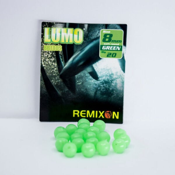 Remixon 8mm Yuvarlak Soft Boncuk (20Adet) YEŞİL