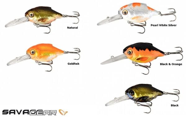 Savage gear 3D Crucian Crank 3,4 cm 3,4 gr SR DR Sahte Balık Natural