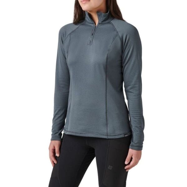 5.11 STRATOS 1/4 ZIP TURBULENCE GRI BAYAN SHIRT XL