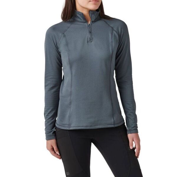 5.11 STRATOS 1/4 ZIP TURBULENCE GRI BAYAN SHIRT XL