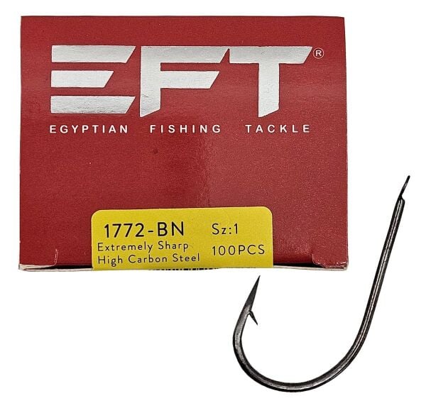 EFT 1772 Kısa Pala Black Nikel  İğne 100 Adet 6