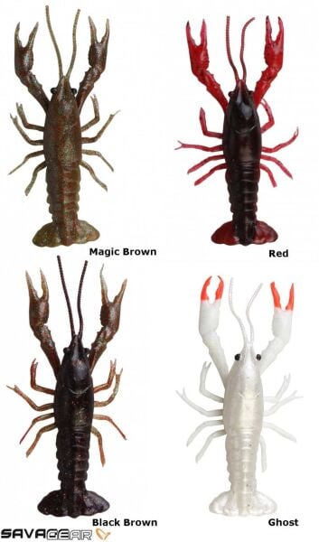 Savage gear LB 3D Crayfish 8 cm 4 gr F 4 Adet Sahte Balık Red
