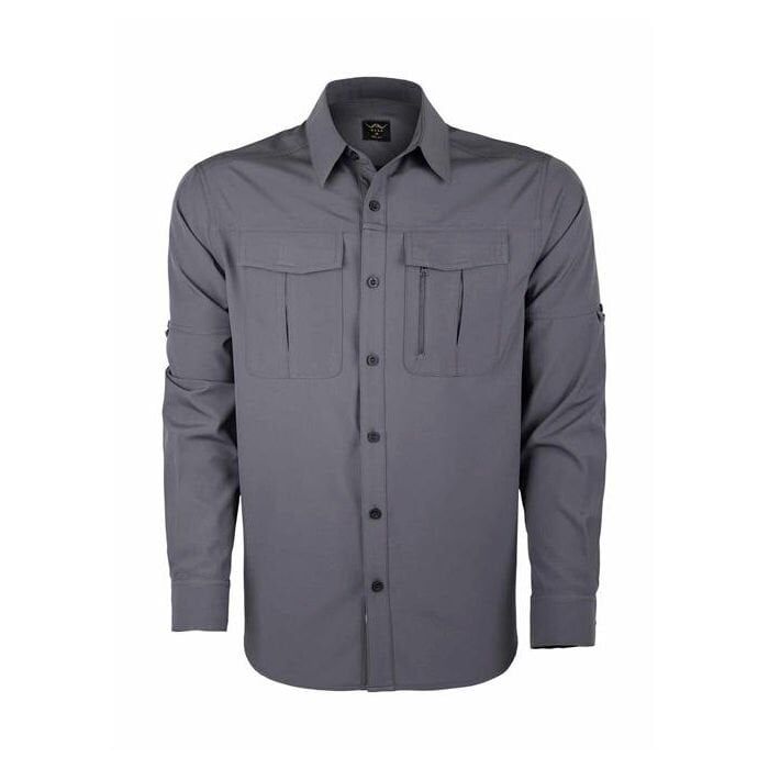 VAV Uzun Kol Gömlek Tacflex-02 Füme - L