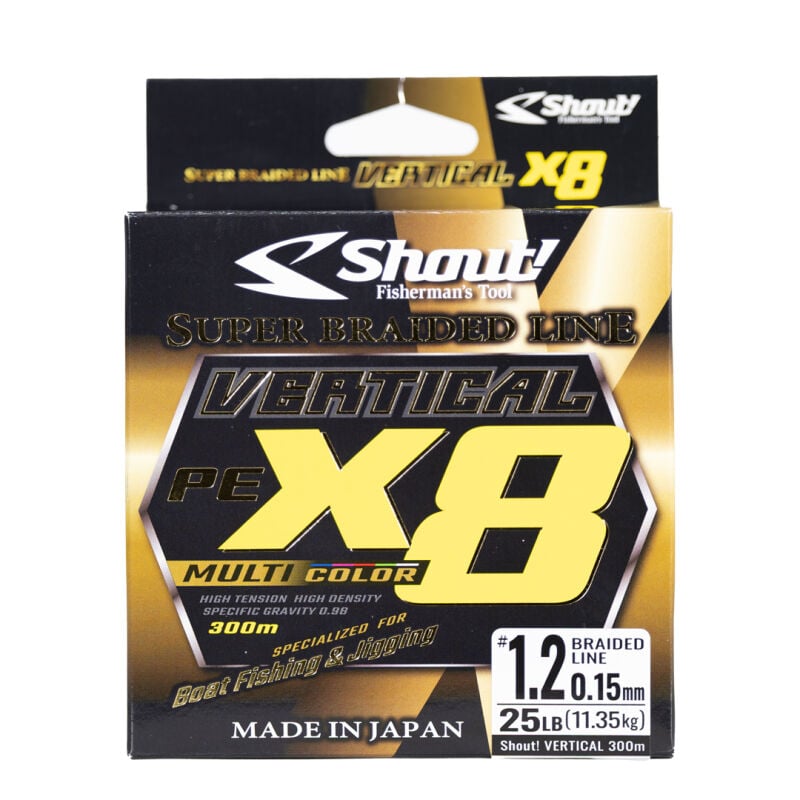 Shout Vertical X8 300M, Multi Color İP Misina 0,25MM