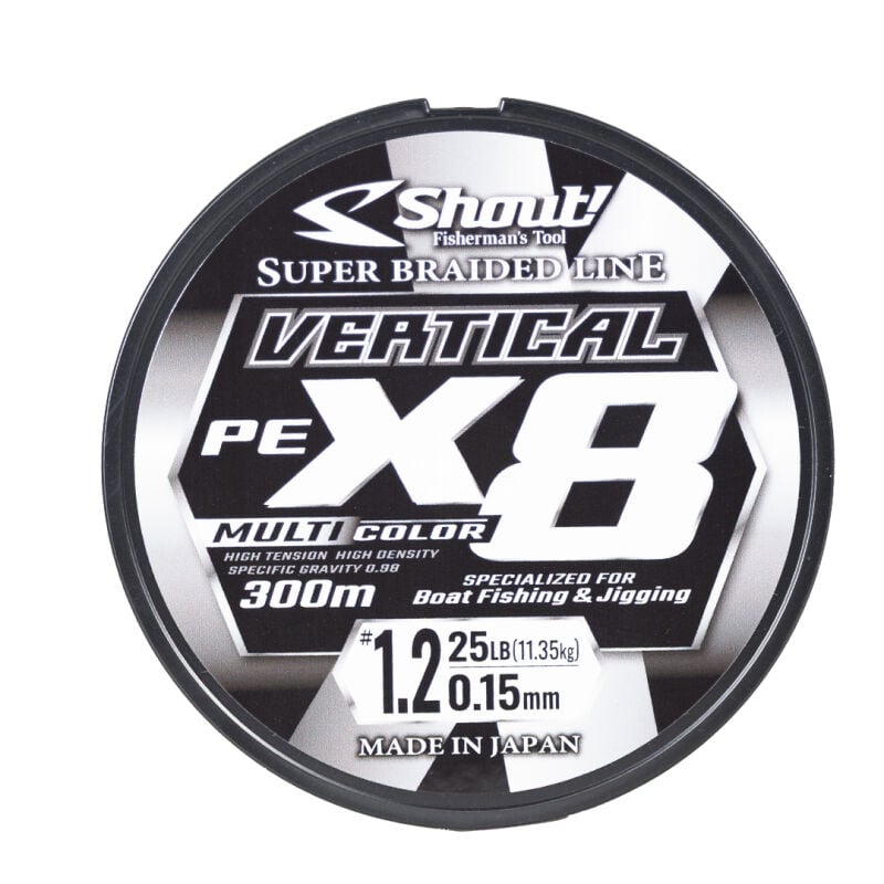 Shout Vertical X8 300M, Multi Color İP Misina 0,25MM