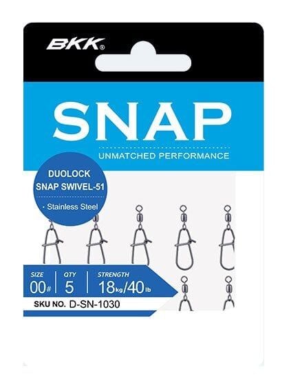 BKK Duolock Snap Swivel-51 Fırdöndü - D-SN-1030-34 1