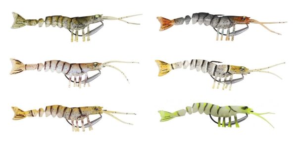 Savage gear TPE Manic Shrimp 6.5 cm 4 gr Sahte Balık Blue Pearl