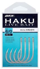 BKK Haku Livebait Olta İğnesi 6/0 4 Pcs