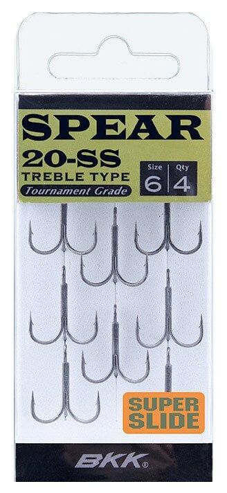 BKK Spear-20 SS Üçlü Olta İğnesi 8 8 Pcs
