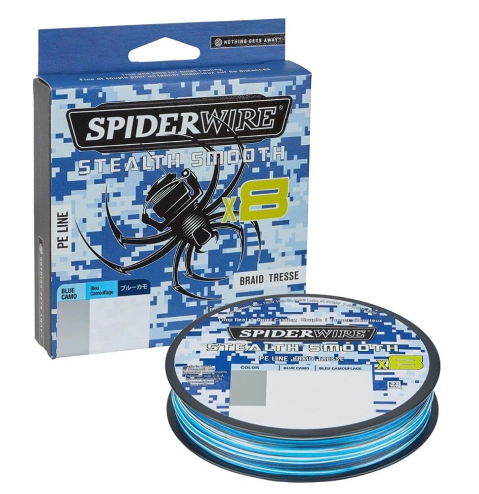 Spider Wire Stealth Smooth8 x8 Pe Braid 300m Blue Camo Örgü İp 0.13mm