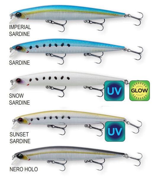 Savage Gear Sea Bass Minnow 14CM 21.7GR S Sunset Sardine