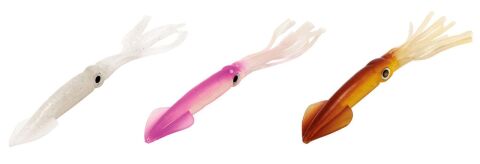 Lineaeffe FF Alive Squid 15.2 cm  6 Adet Sahte Balık 29-Hot Pink Gold