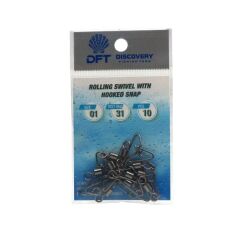 T. DFT Klipsli Bilyeli Fırdöndü - Siyah No:1 1/10