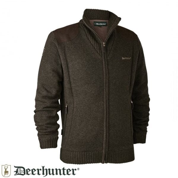 DEERHUNTER Carlisle Knit Kahverengi Hırka - 2130.8371.383.2XL