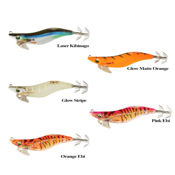 Daiwa Emeraldas Nude 25 Kalamar Jighead GLOW STRIPE