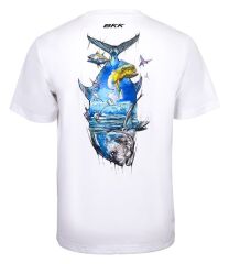 BKK Short Sleeve Casual Shirt White Tişört L