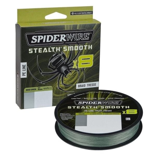 SpiderWire Stealth Smooth x8 Pe Braid 150m Moss Green Örgü İp - 1515221-591 0.07mm