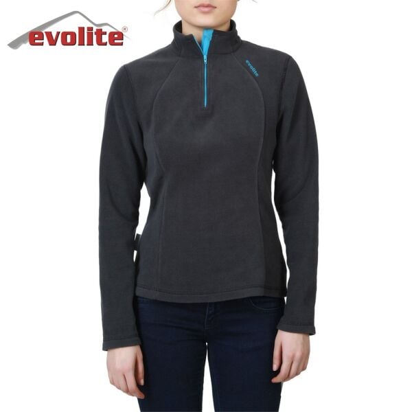 Evolite Fuga Kadın Mikro Polar Sweater - Gri XS