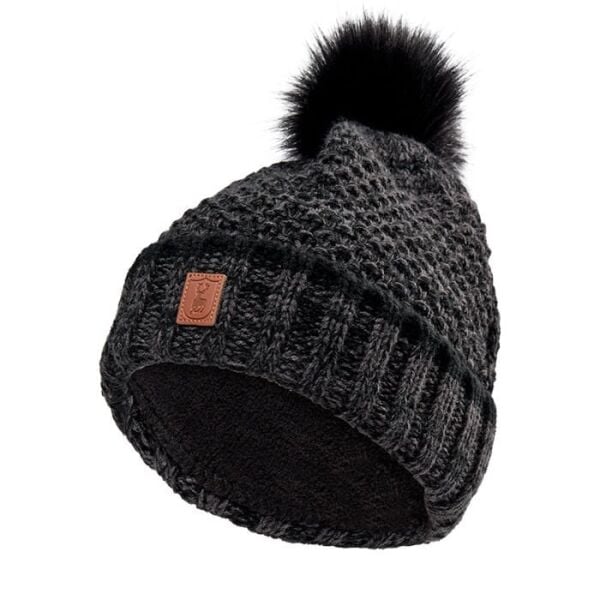 T. DEERHUNTER Lady Knitted Kadın Siyah Bere - 2130.6486.999