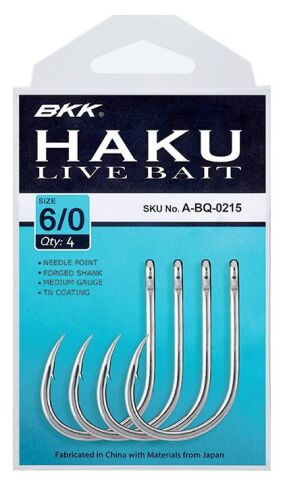 BKK Haku Livebait Olta İğnesi 10/0 2 Pcs