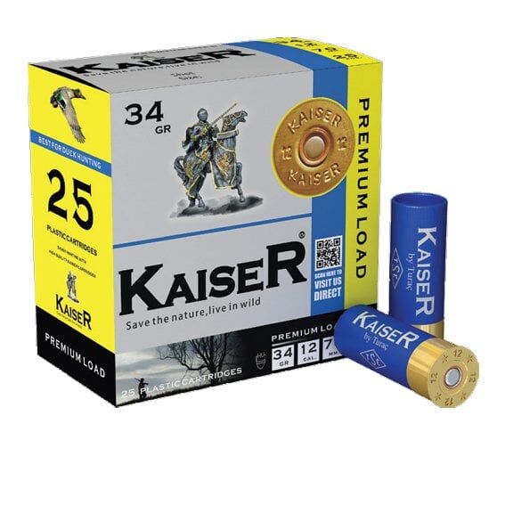 KAISER 12 Cal. 34G. Av Fişeği 8
