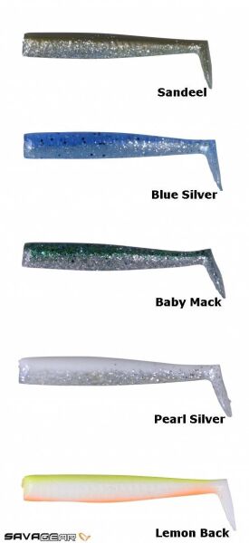 Savage gear LB Sandeel 17 cm (15.5 cm) Sahte Balık Blue Silver