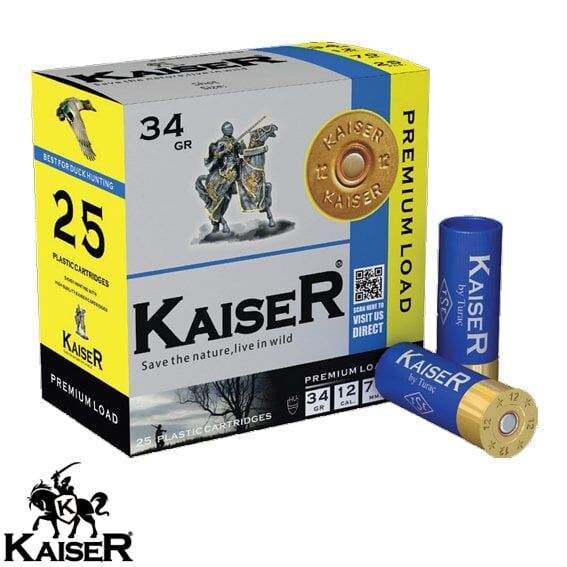 KAISER 12 Cal. 34G. Av Fişeği 8