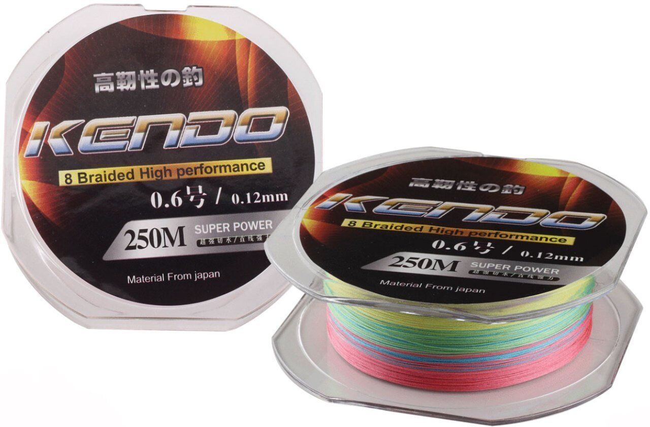 Kendo Dynema 8 Örgü 120Mt (Multicolour) 0,24 mm